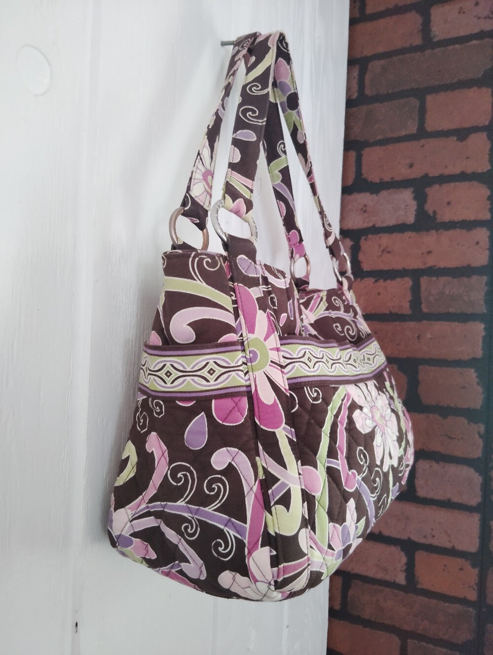 Vera Bradley Quilted Floral Shoulder Bag - Picture 2 of 11